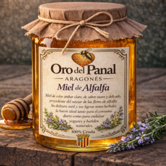 Miel de Alfalfa-Oro del Panal Aragonés